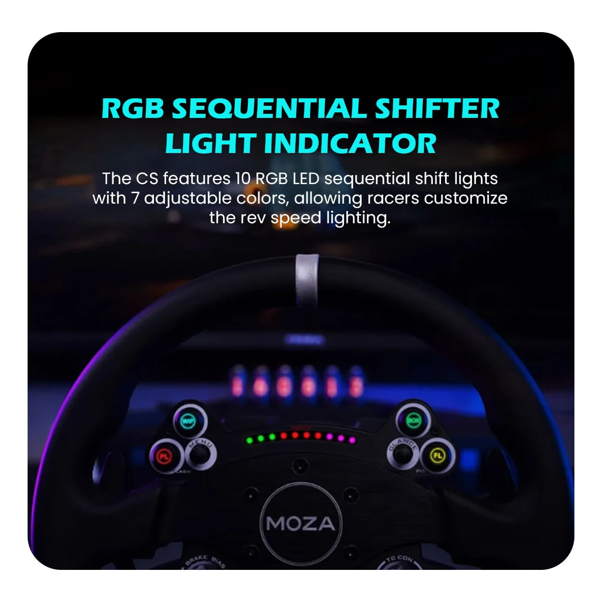 Cosmic Byte Moza CS V2P Steering Wheel 9