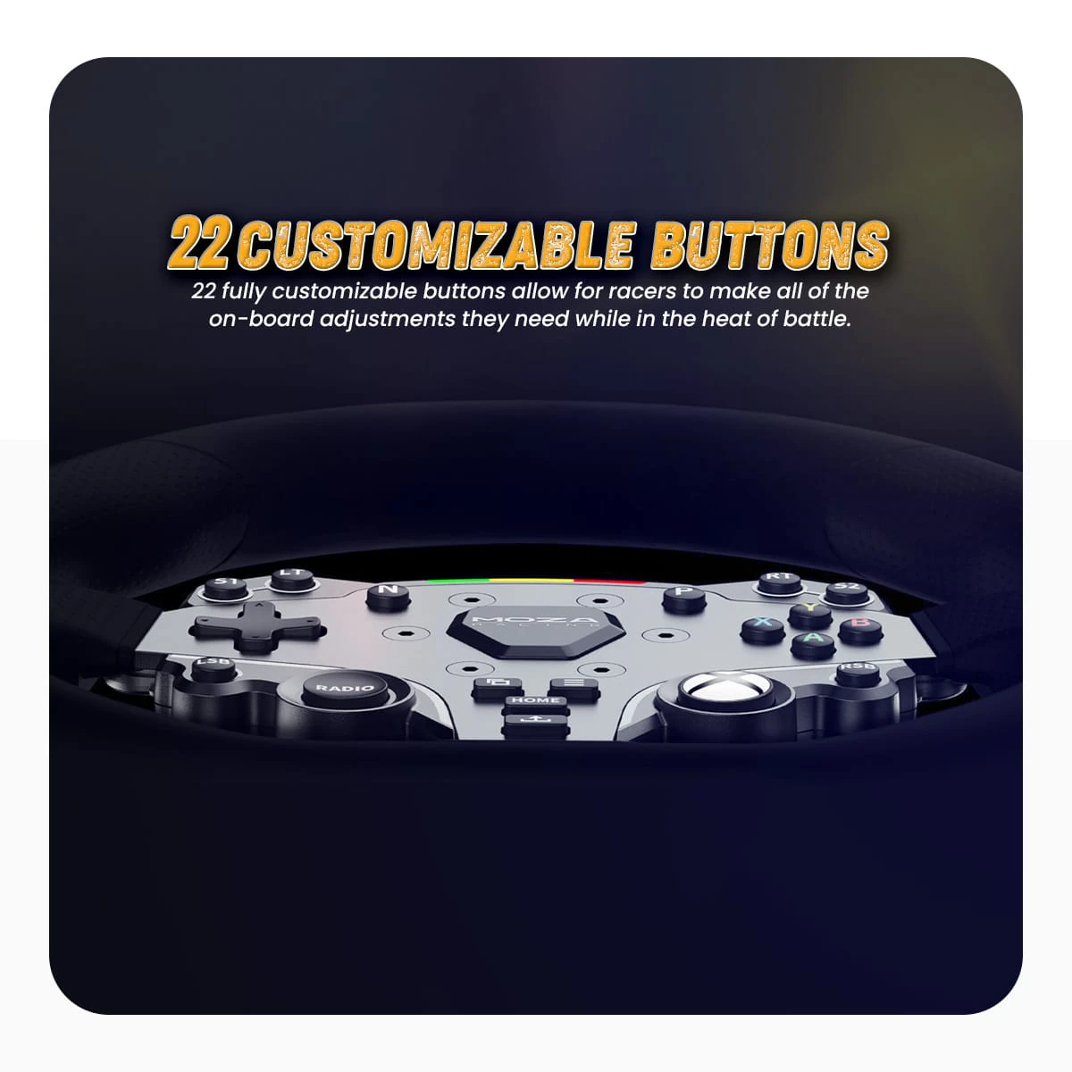 Cosmic Byte Moza ESX Steering Wheel 7