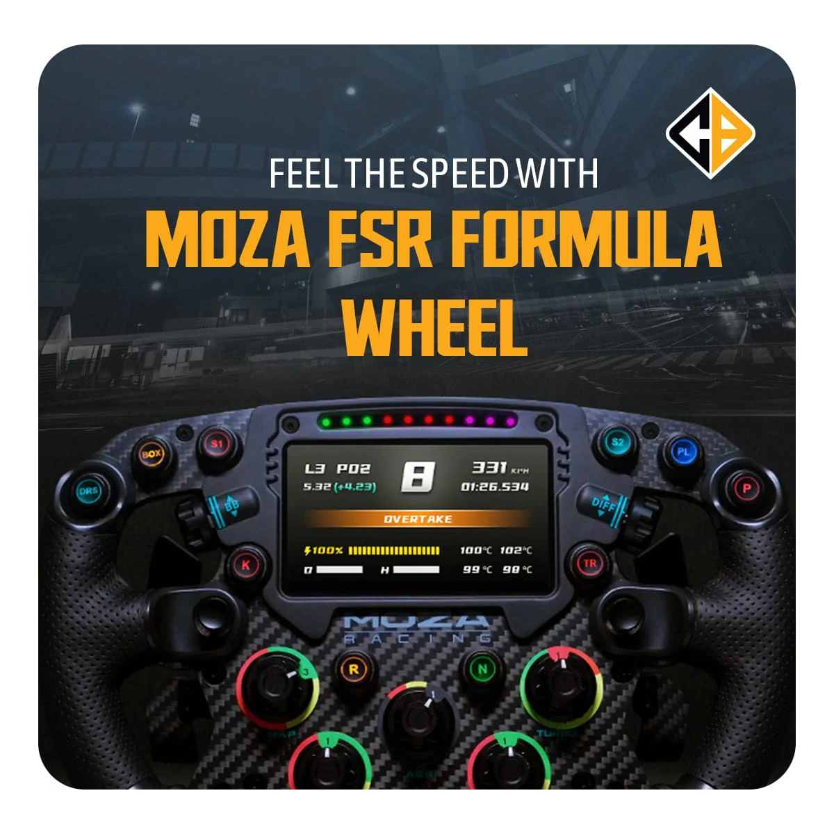 Cosmic Byte Moza R12 Wheelbase 3