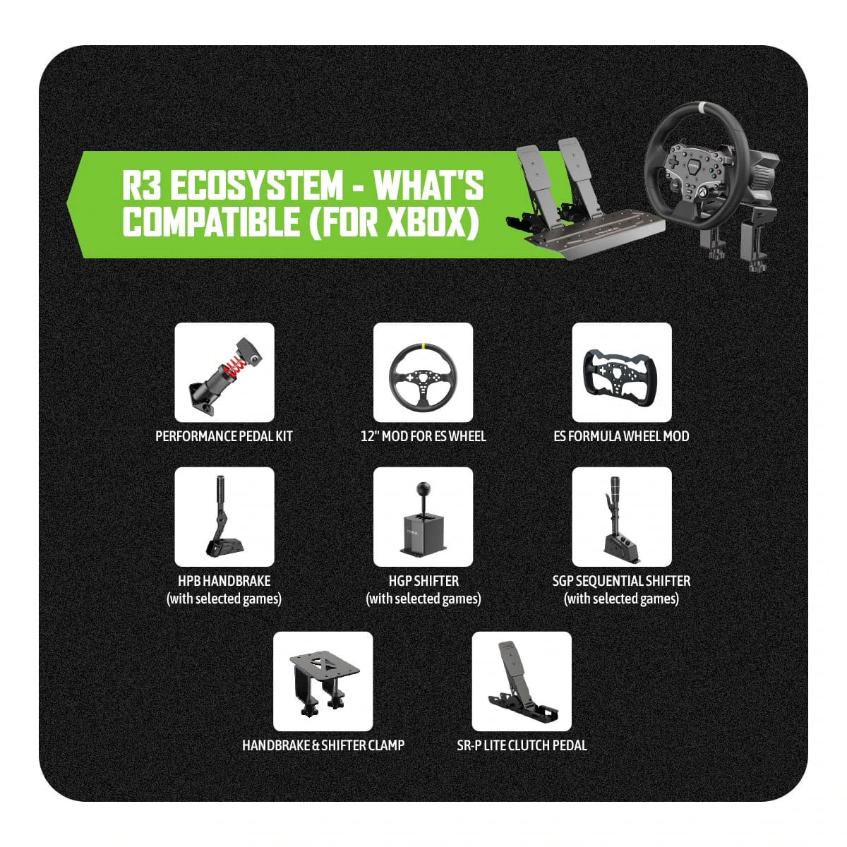 Cosmic Byte Moza R3 Bundle 9