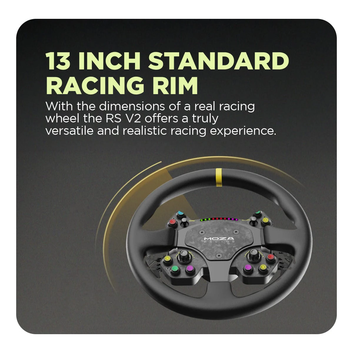 Cosmic Byte Moza RS V2 Steering Wheel 4