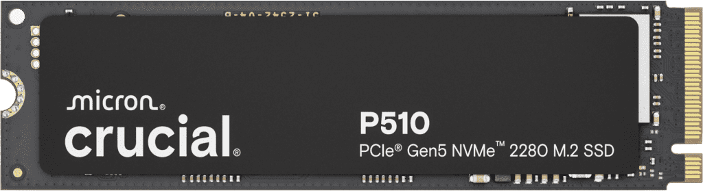 Crucial P510 1TB NVME Gen5 SSD