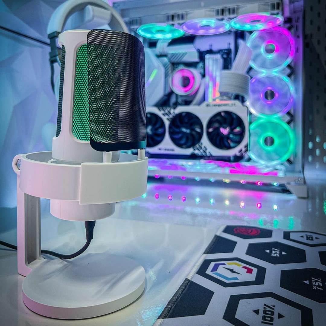 FIFINE AmpliGame A6V USB Black Microphone 1