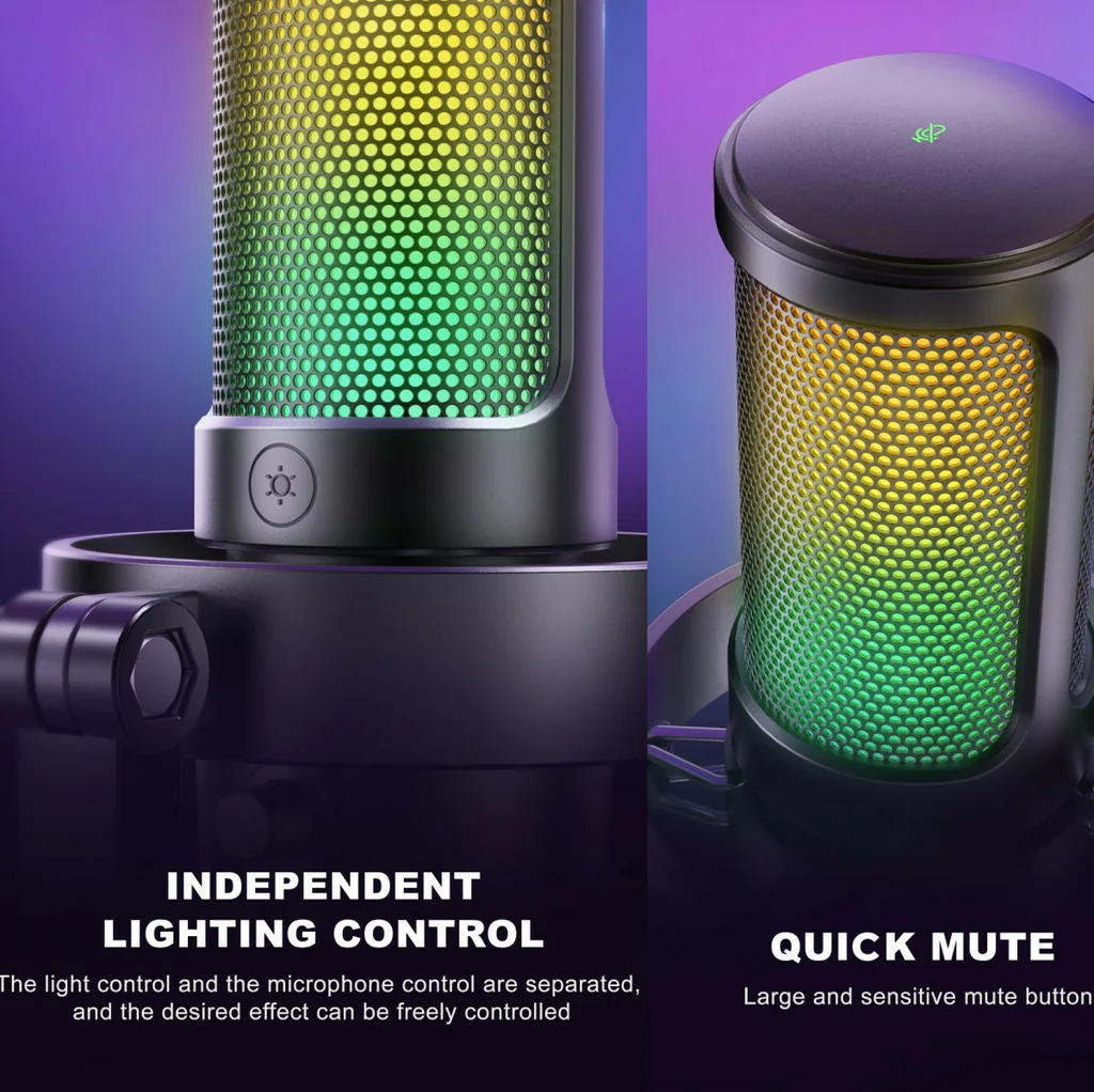 FIFINE AmpliGame A8 RGB Mic 3