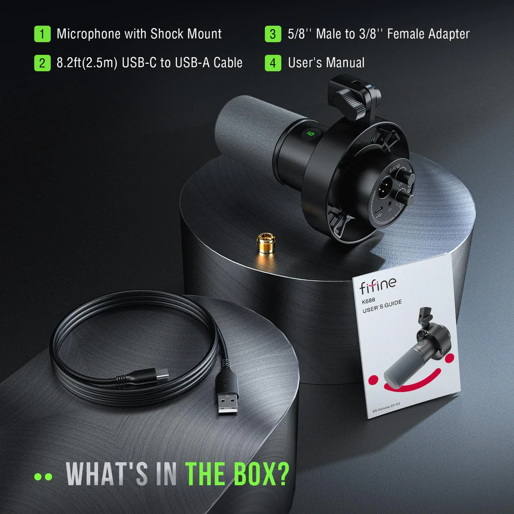 FIFINE K688 Dynamic Microphone 1