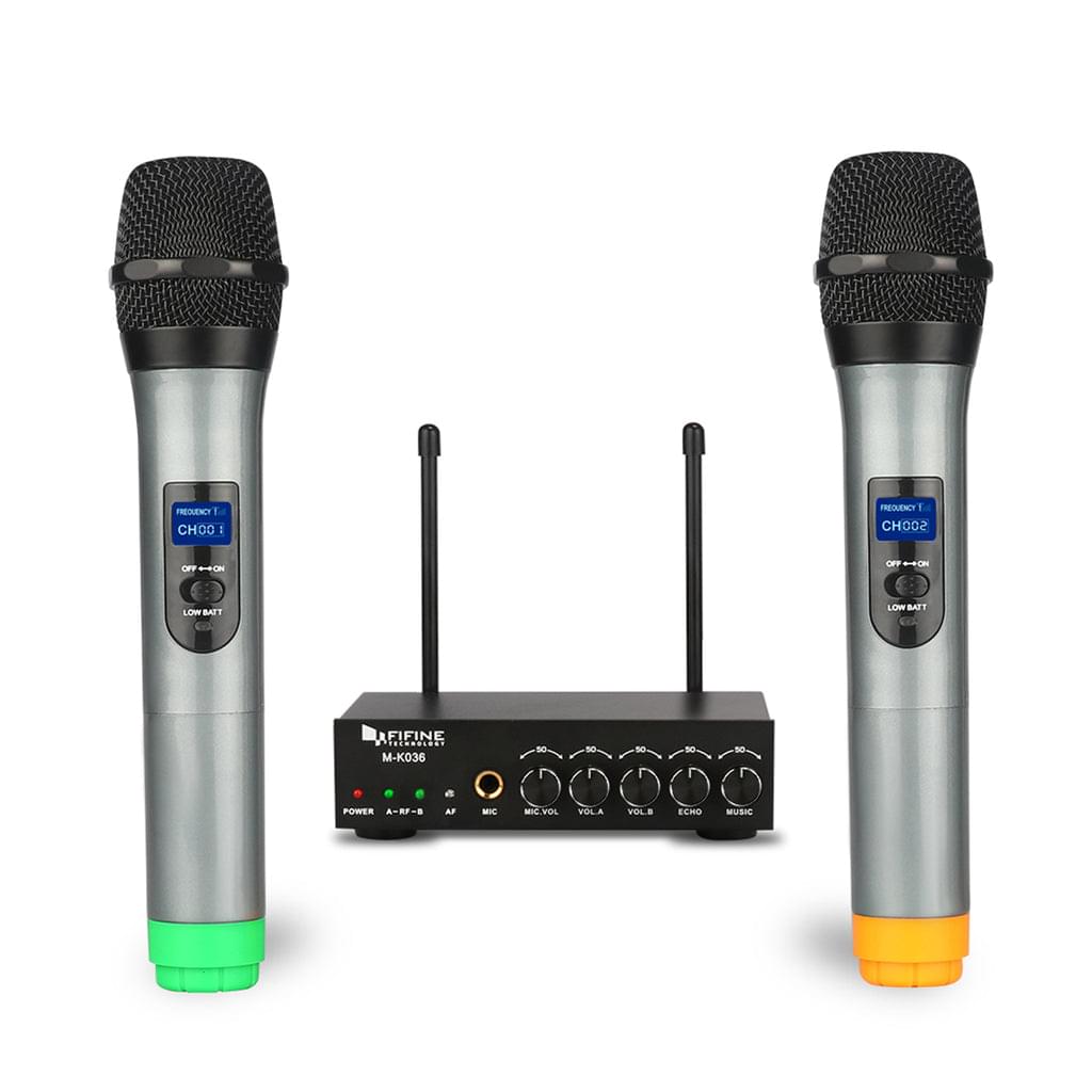 Fifine K036 Dual Wireless Microphones 2