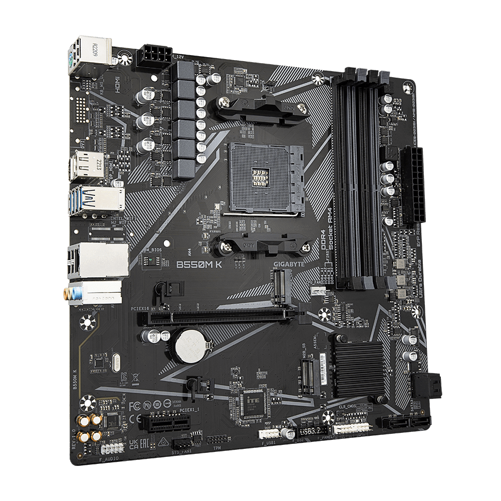 Gigabyte B550M K Desktop Motherboard 2