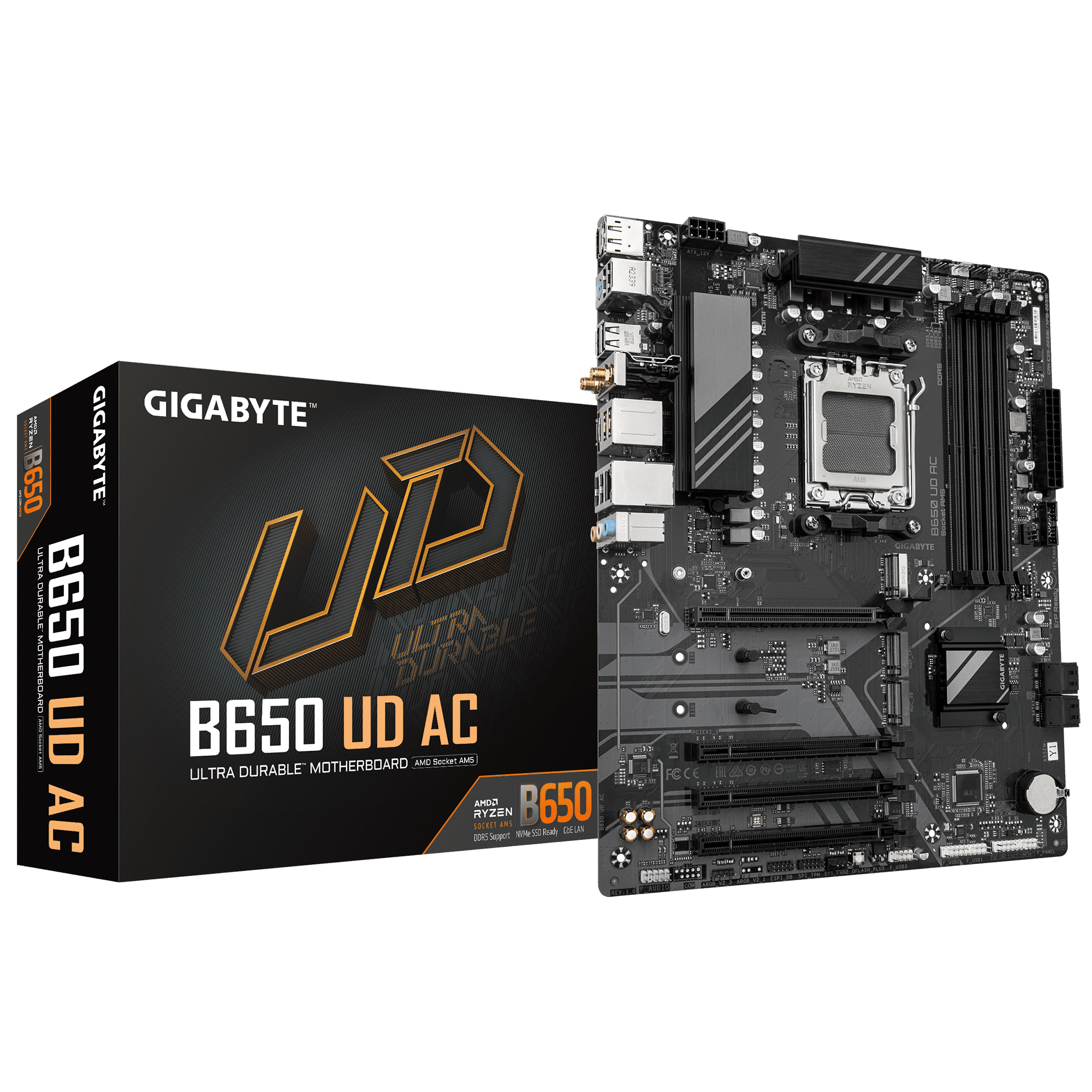 Gigabyte B650 UD AC ATX Motherboard 1 Gigabyte B650 UD AC ATX Motherboard 1
