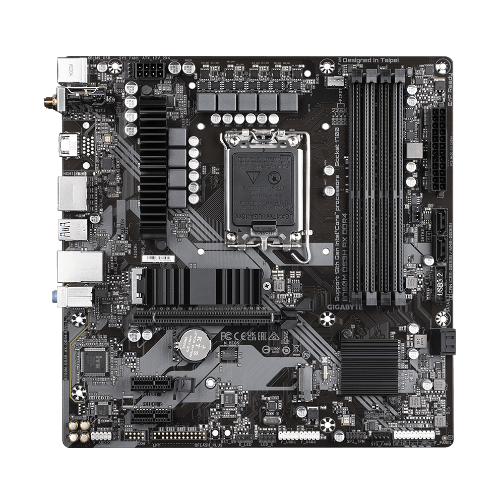 Gigabyte B760M DS3H AX DDR4 Motherboard 1