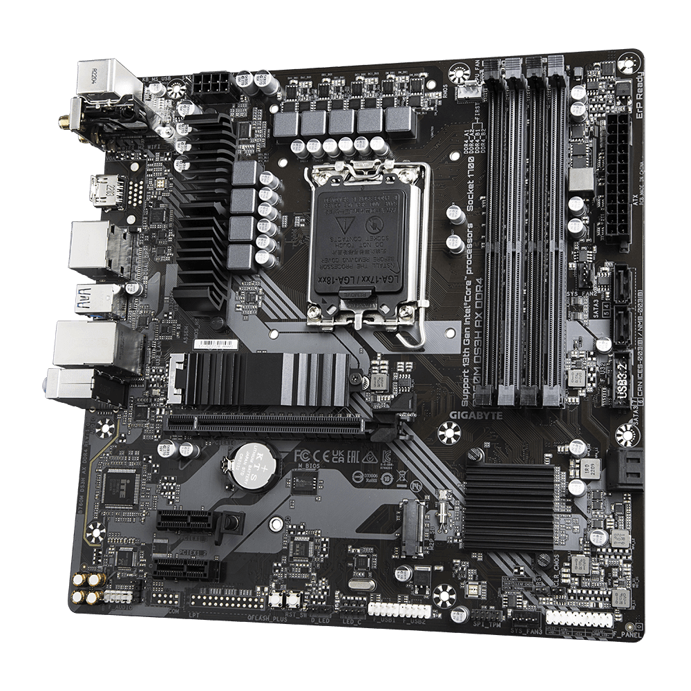 Gigabyte B760M DS3H AX DDR4 Motherboard 3