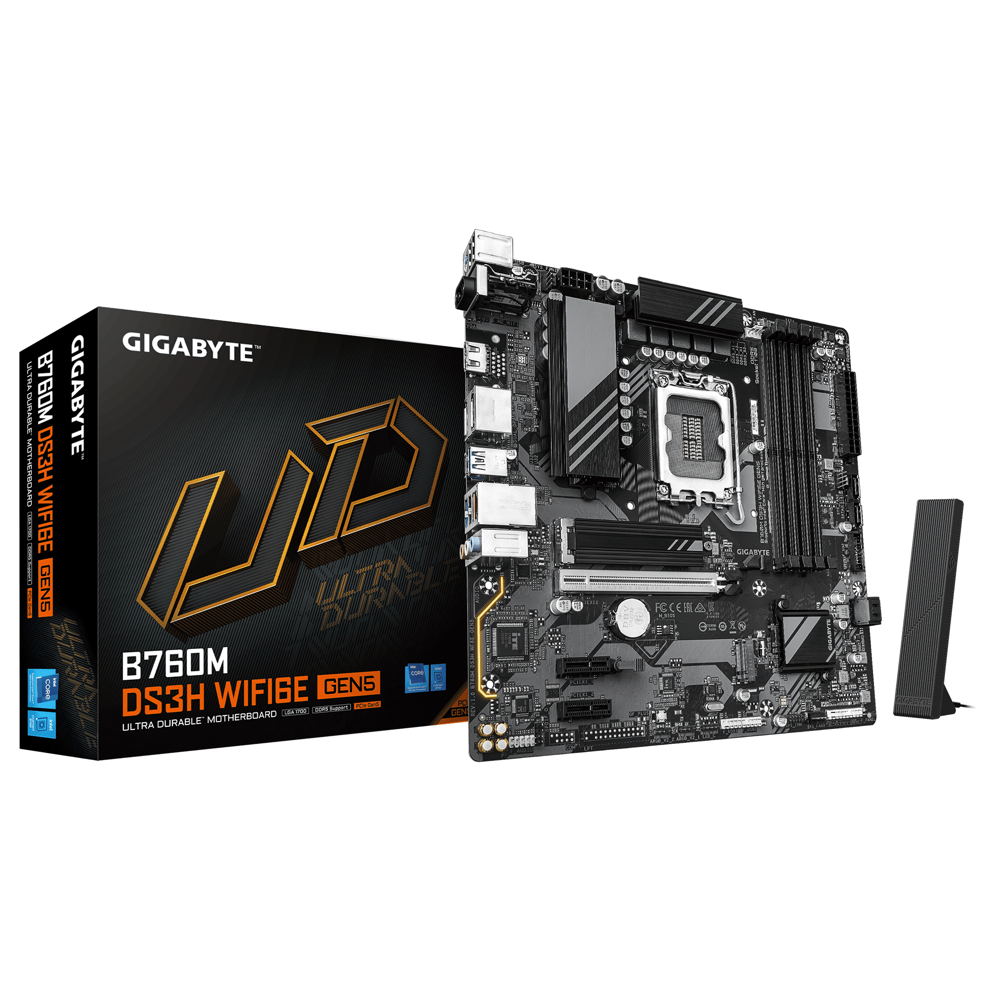Gigabyte B760M DS3H WiFi6E Gen5 1 Gigabyte B760M DS3H WiFi6E Gen5 1