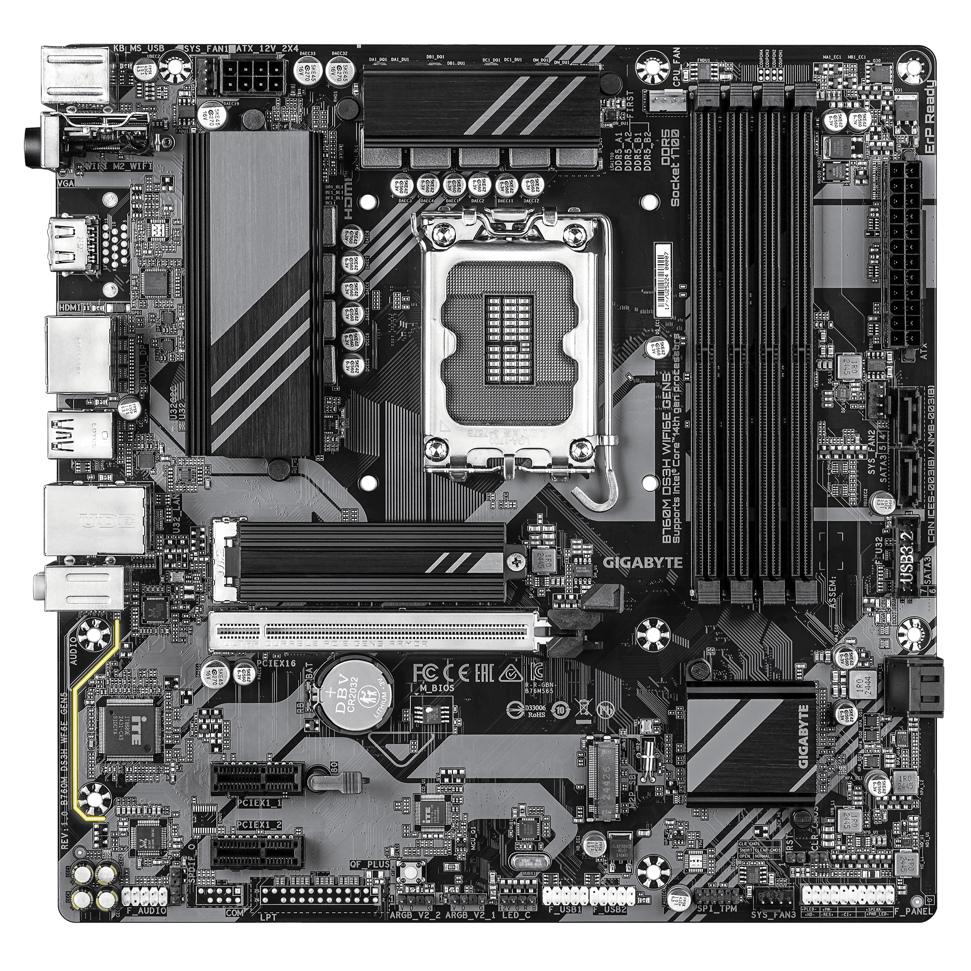 Gigabyte B760M DS3H WiFi6E Gen5 2