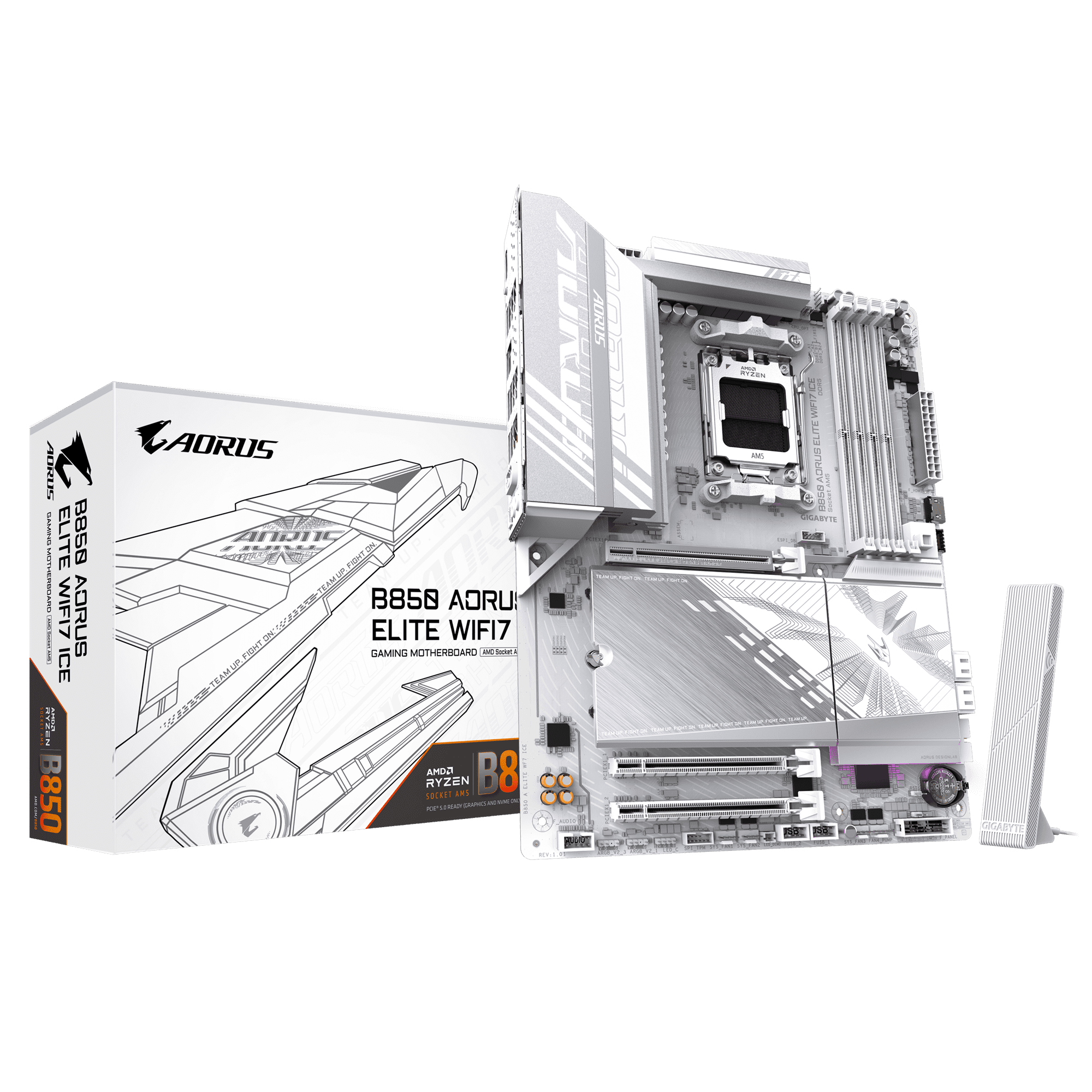 Gigabyte B850 Aorus Elite WiFi7 ICE Motherboard 1