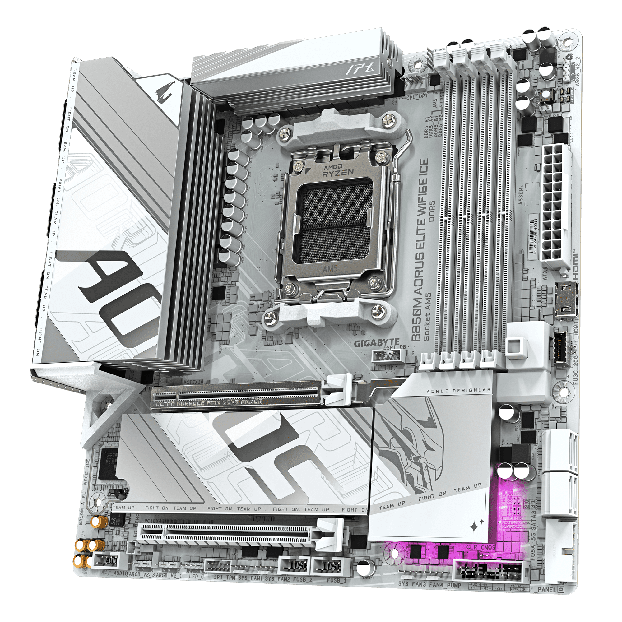 Gigabyte B850M Aorus Elite WiFi6E ICE Motherboard 4