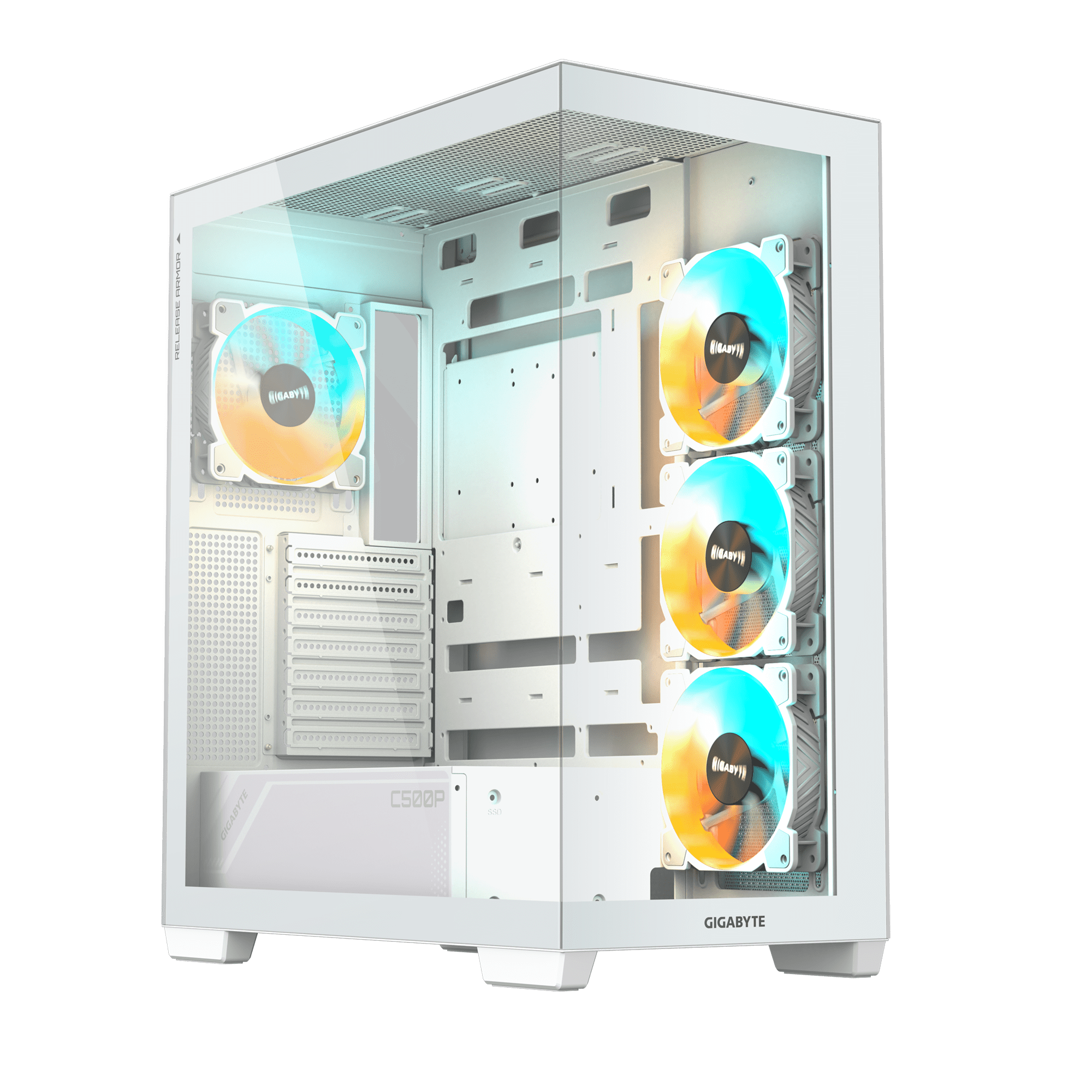 Gigabyte C500 Panoramic Stealth ICE ARGB Desktop Cabinet 1
