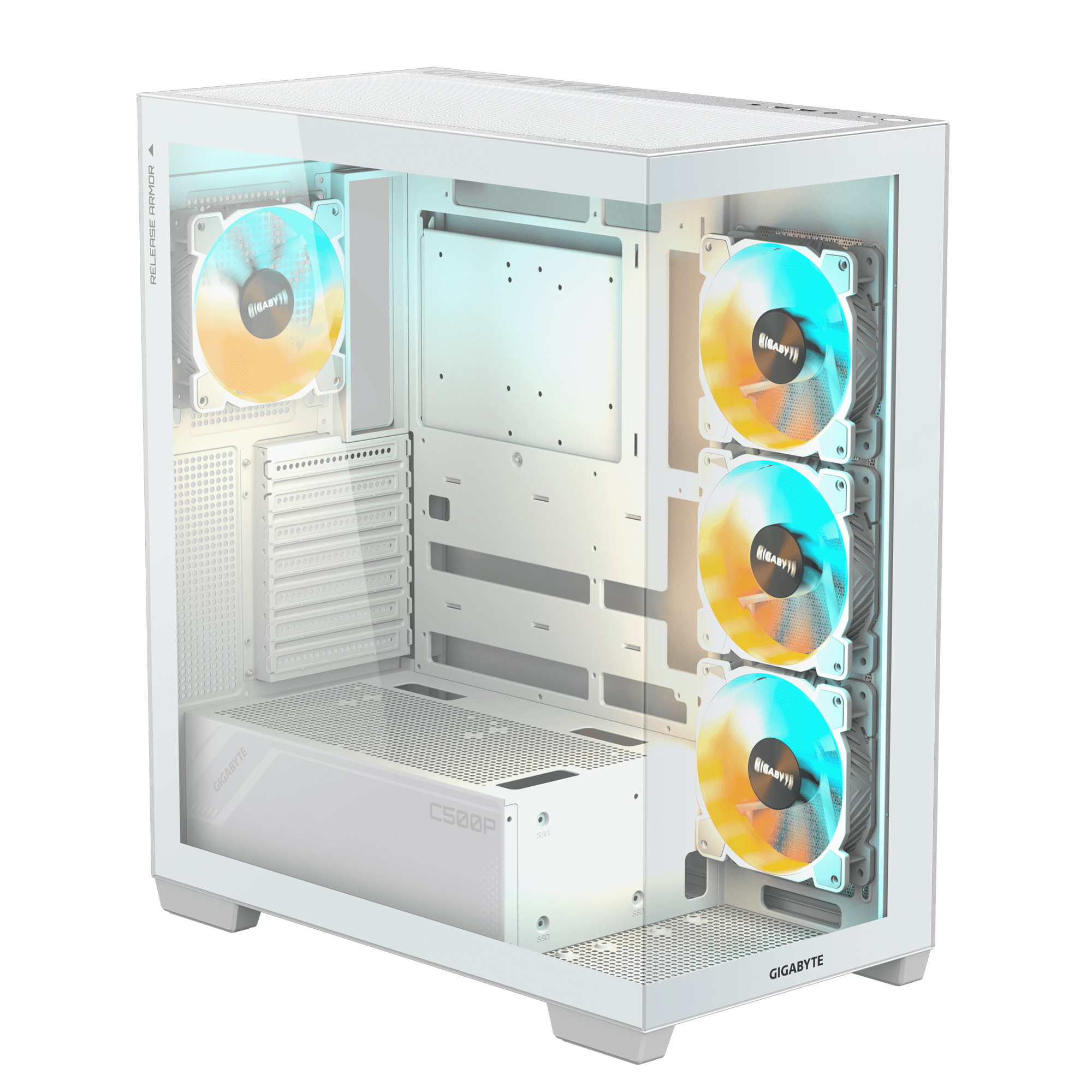 Gigabyte C500 Panoramic Stealth ICE ARGB Desktop Cabinet 6