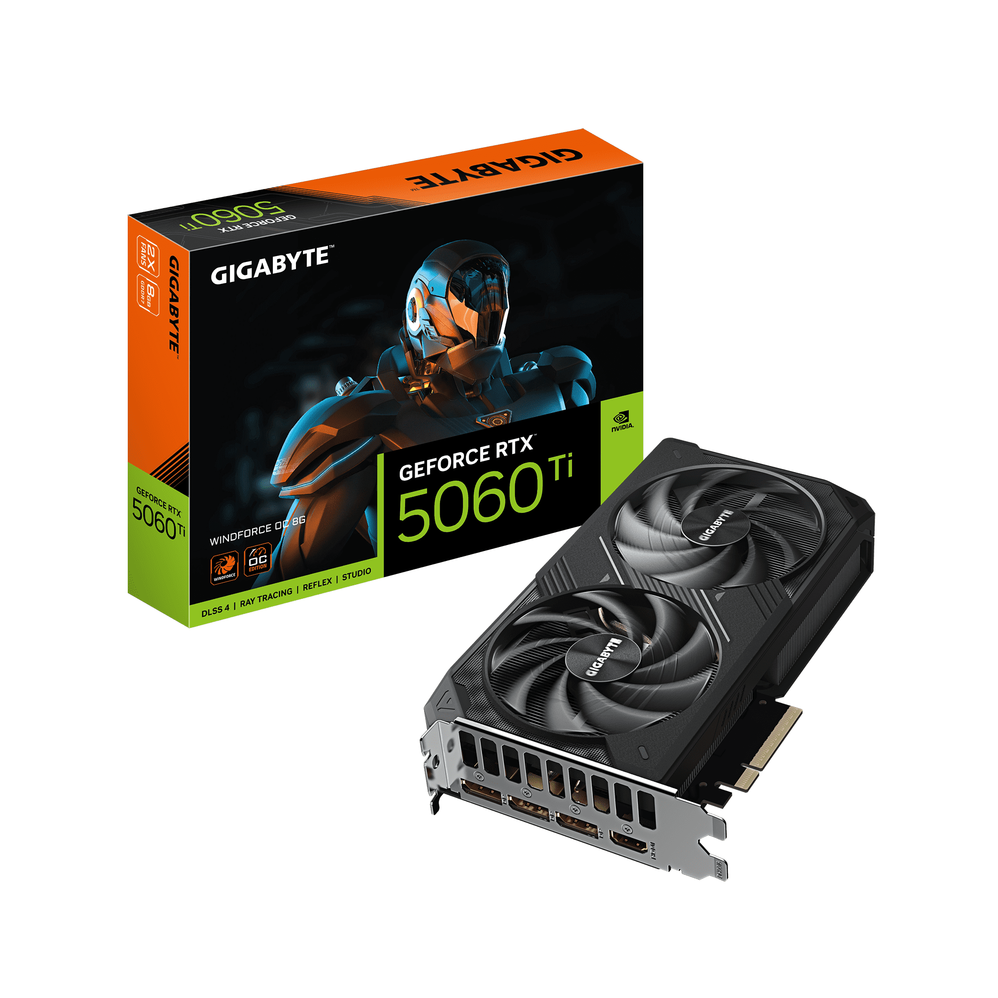 Gigabyte GeForce RTX 5060 Ti Windforce OC 8GB Graphics Card 1