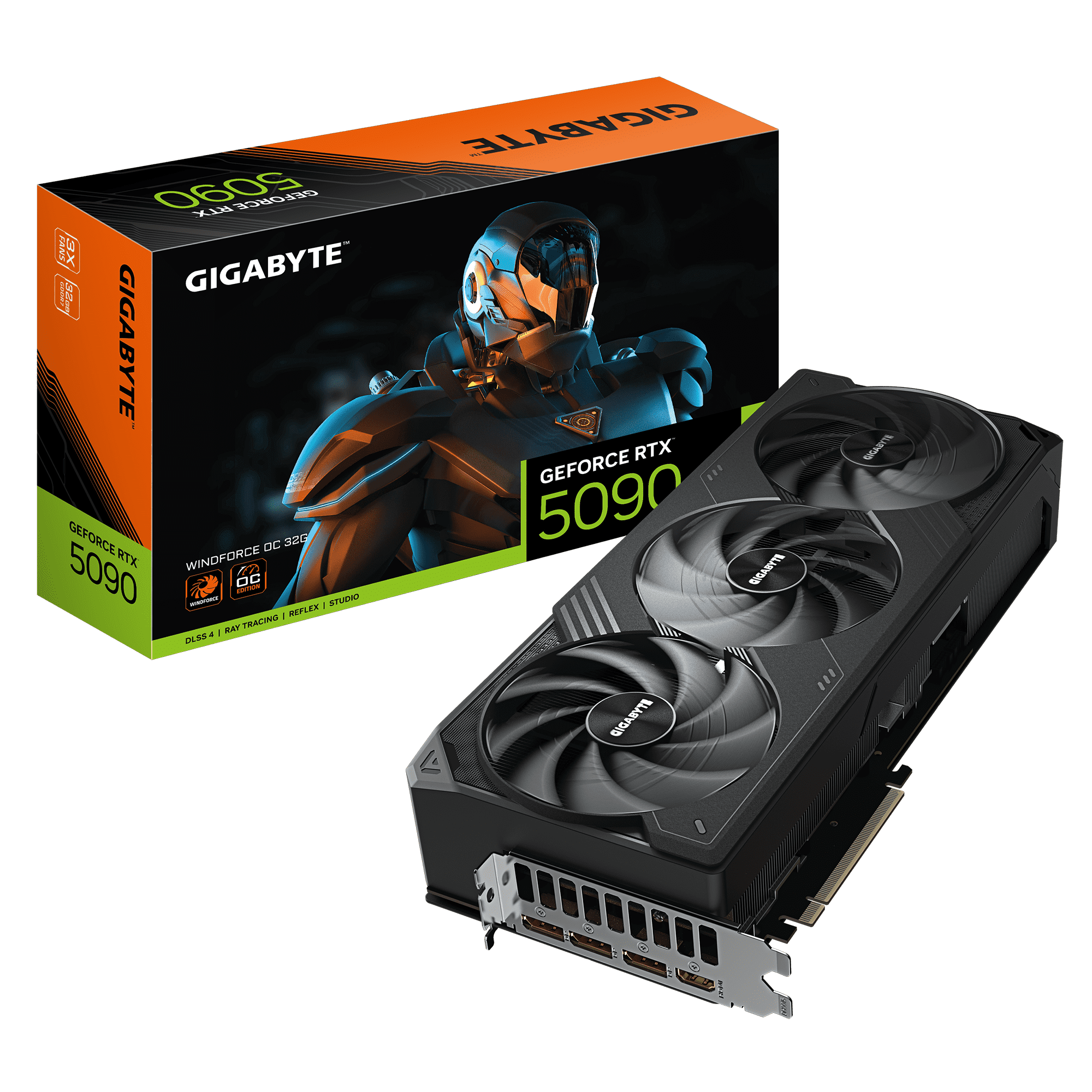 Gigabyte GeForce RTX 5090 Windforce OC 32G Graphics Card 1