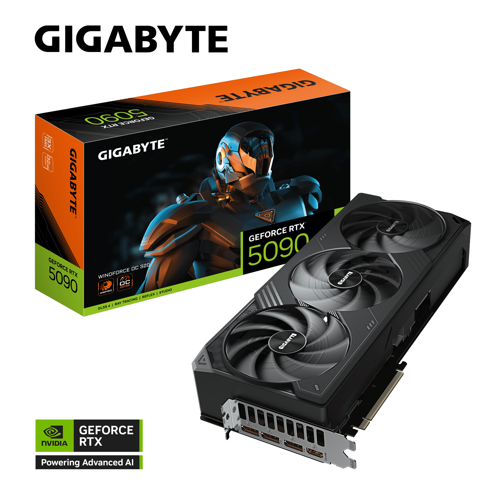 Gigabyte GeForce RTX 5090 Windforce OC 32G Graphics Card 2