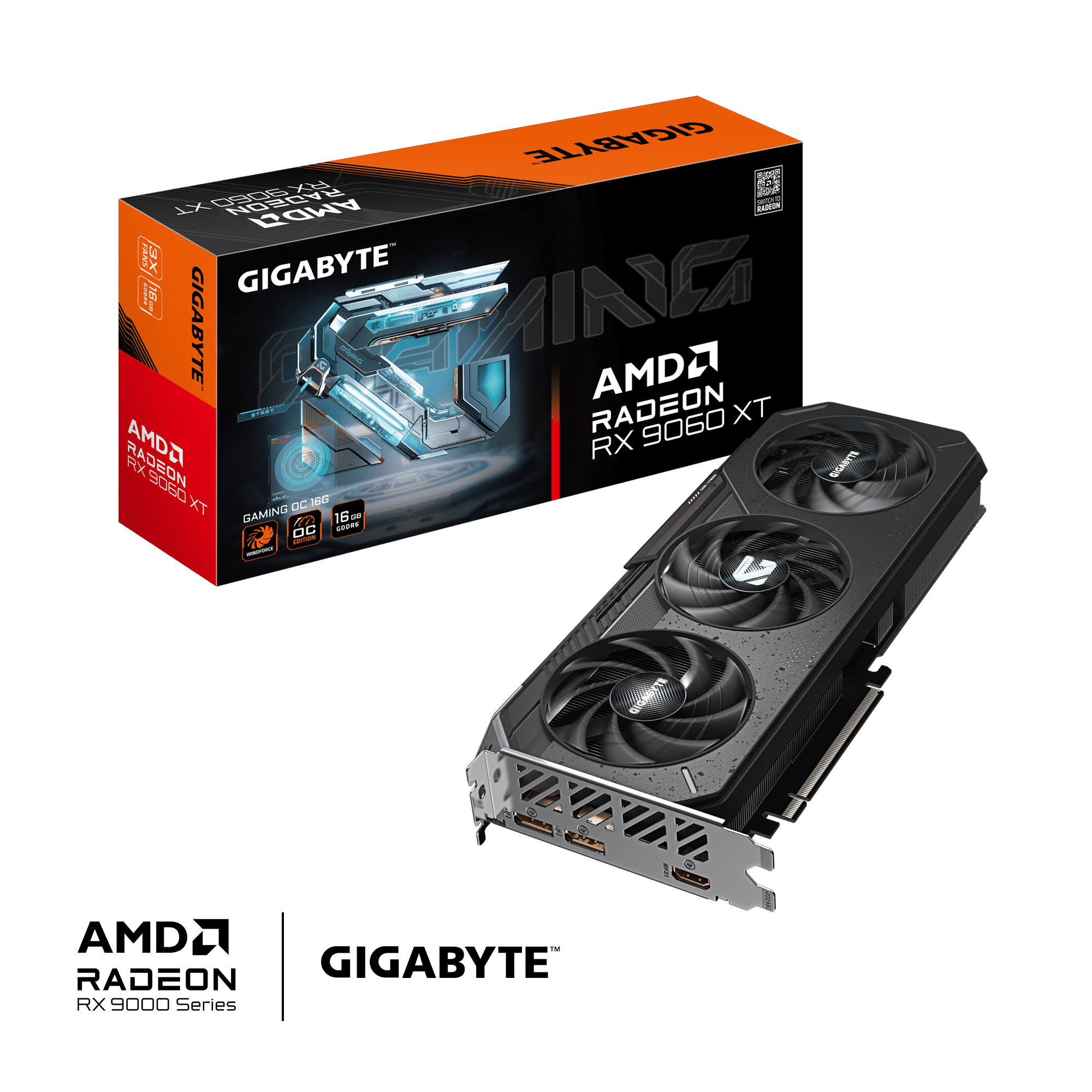 Gigabyte Radeon RX 9060XT 16GB Gaming OC 2