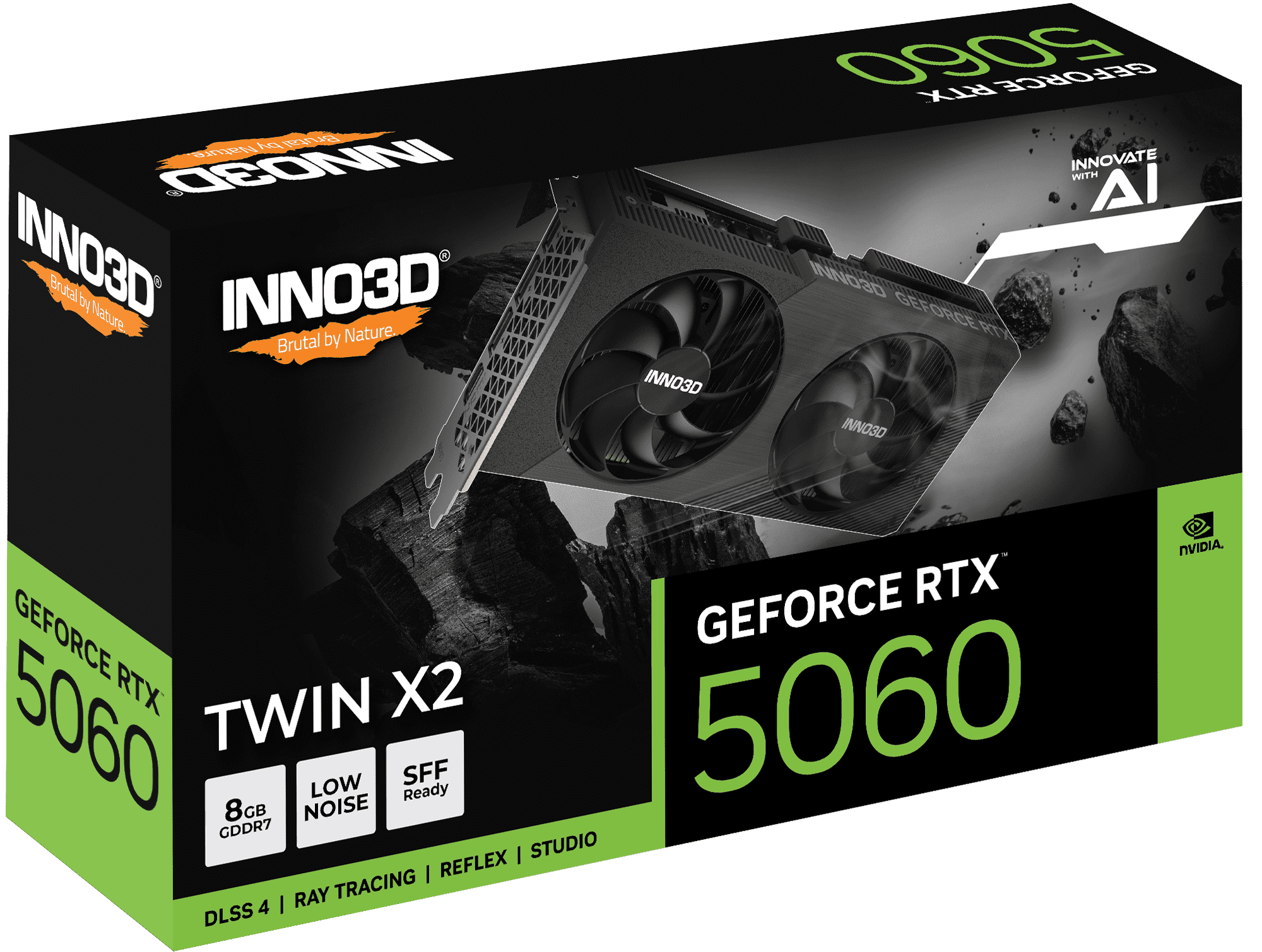 INNO3D GeForce RTX 5060 Twin X2 Graphics Card 2