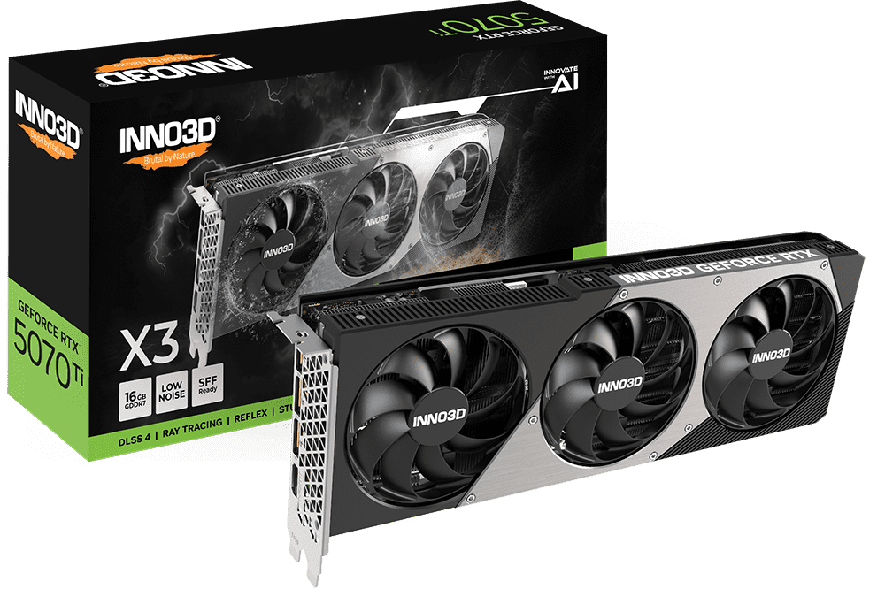 INNO3D GeForce RTX 5070 Ti X3 OC Graphics Card 3