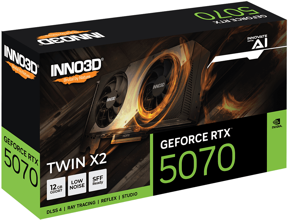 INNO3D GeForce RTX 5070 Twin X2 2
