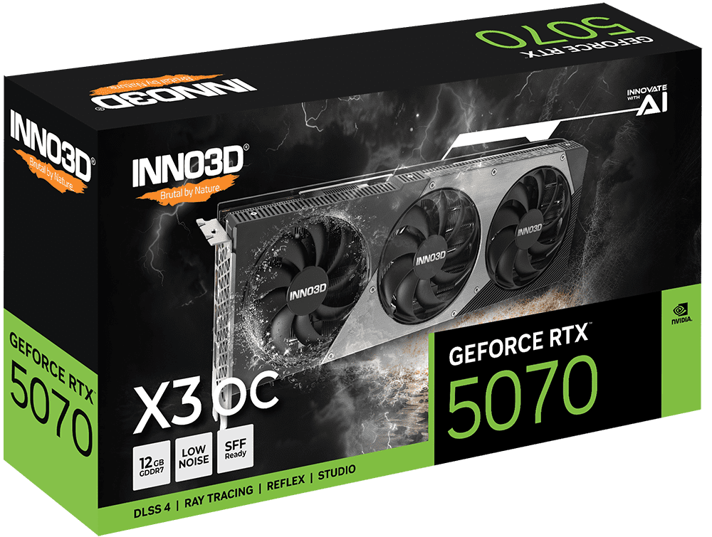 INNO3D GeForce RTX 5070 X3 OC Graphics Card 1 INNO3D GeForce RTX 5070 X3 OC Graphics Card 1