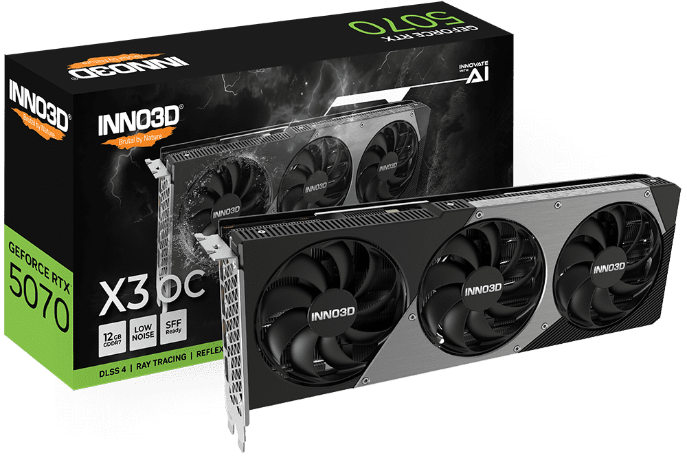 INNO3D GeForce RTX 5070 X3 OC Graphics Card 3