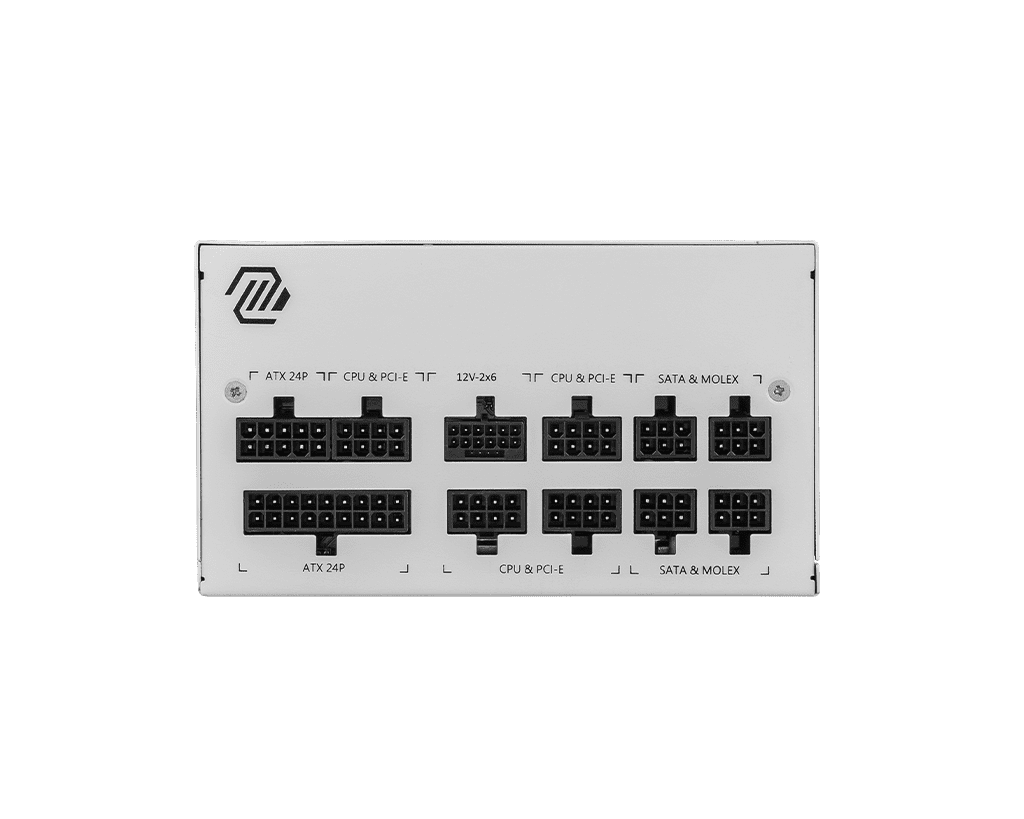 MSI MAG A850GL PCIe5 850W White SMPS 1