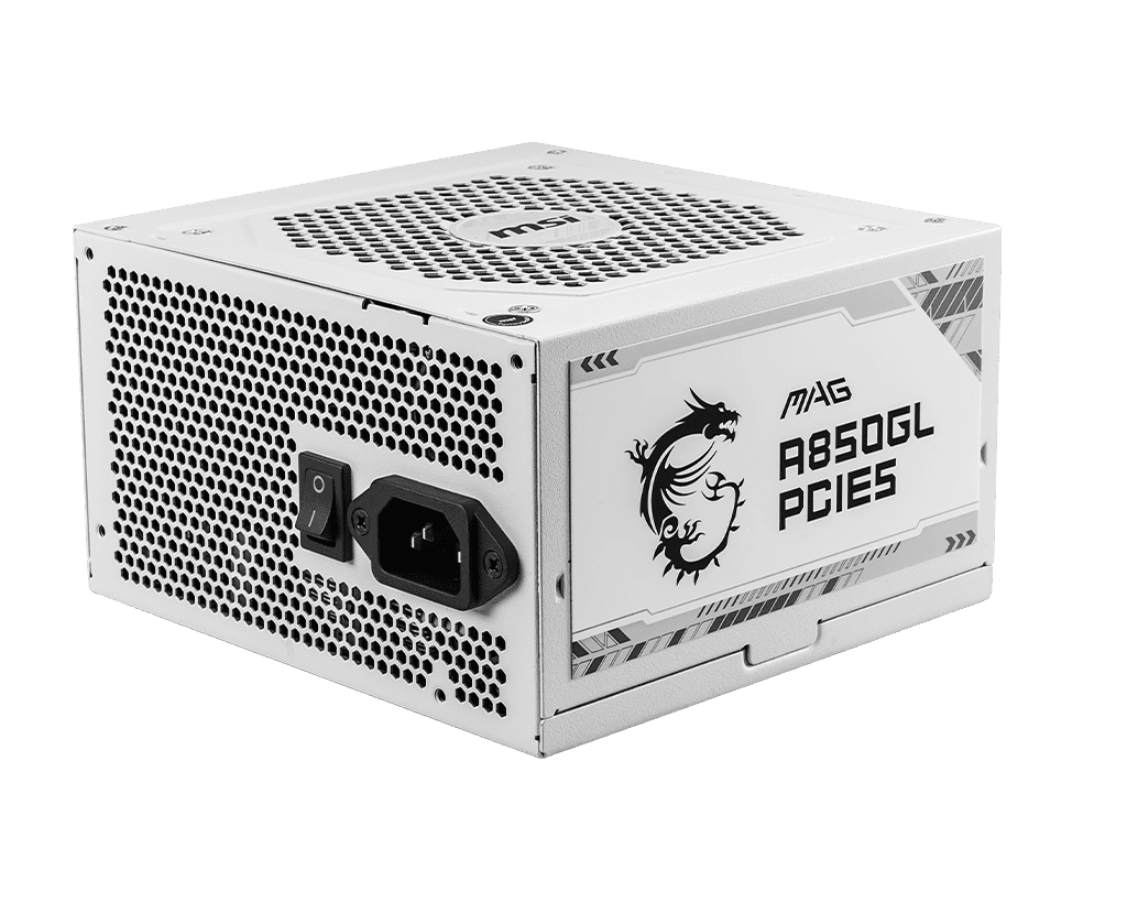 MSI MAG A850GL PCIe5 850W White SMPS 3