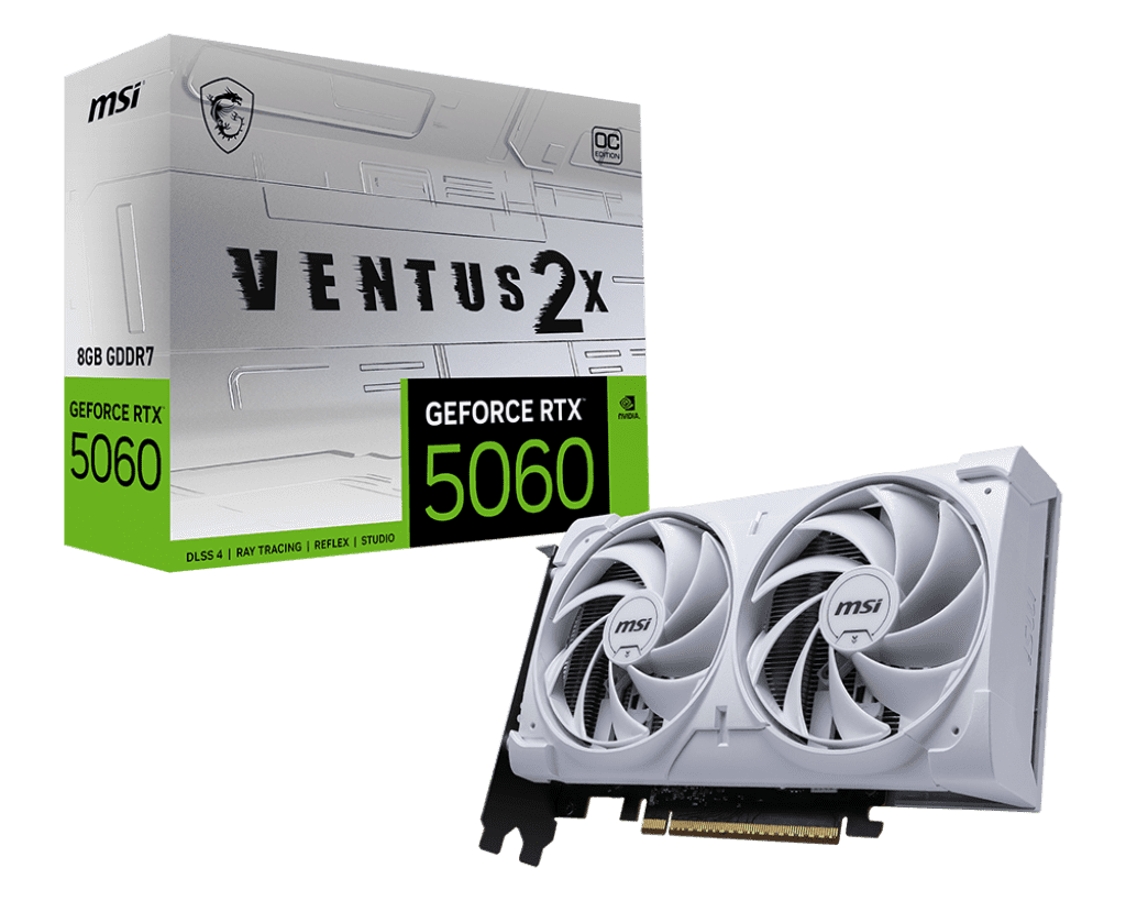 MSI RTX 5060 Ventus 2X OC White 8GB GDDR7