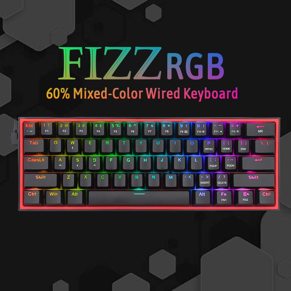 Redragon Fizz K617 Wired Black Keyboard 2