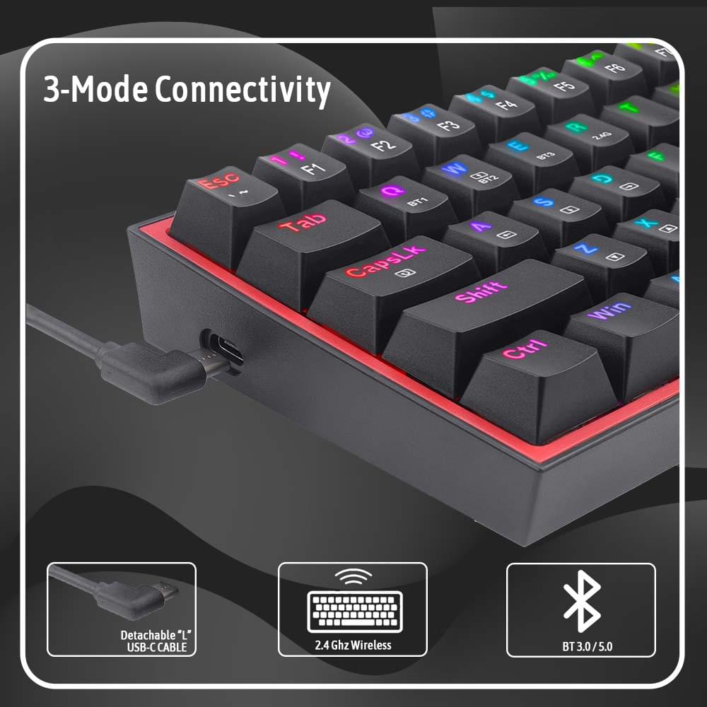 Redragon Fizz Pro K616 Mechanical Black Keyboard 5