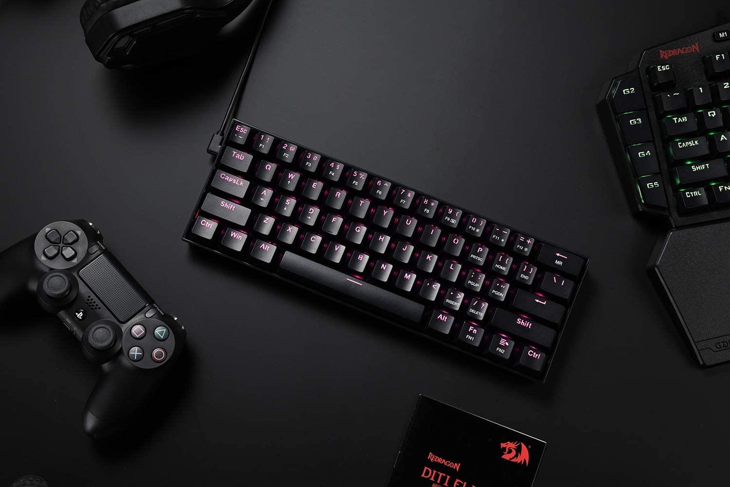 Redragon K630 Pink LED Dragon Born Keyboard 5