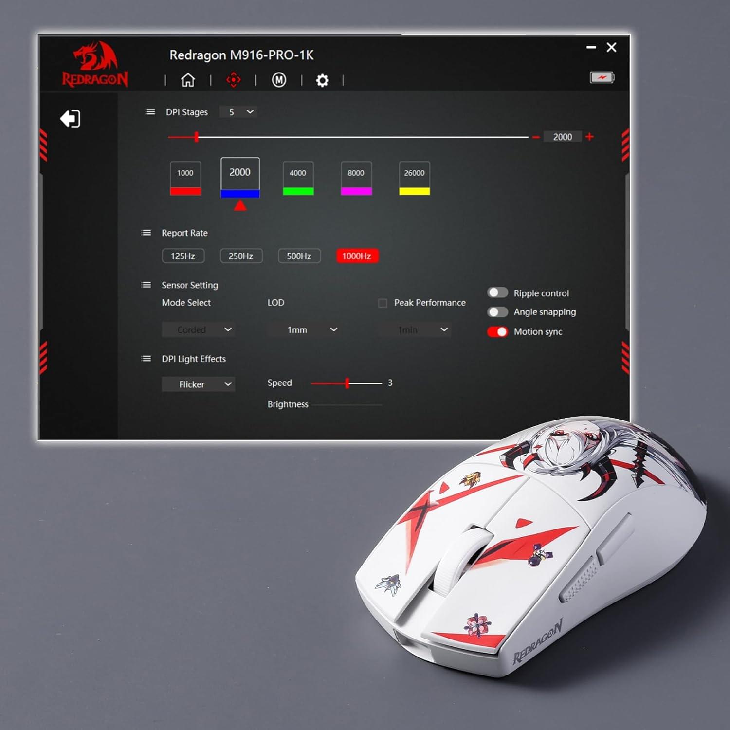 Redragon M916 AK Pro 3 Mode Gaming Mouse 7