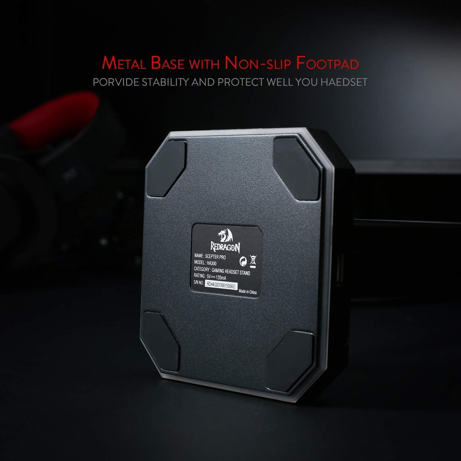 Redragon Scepter PRO HA300 Headphone Stand 4