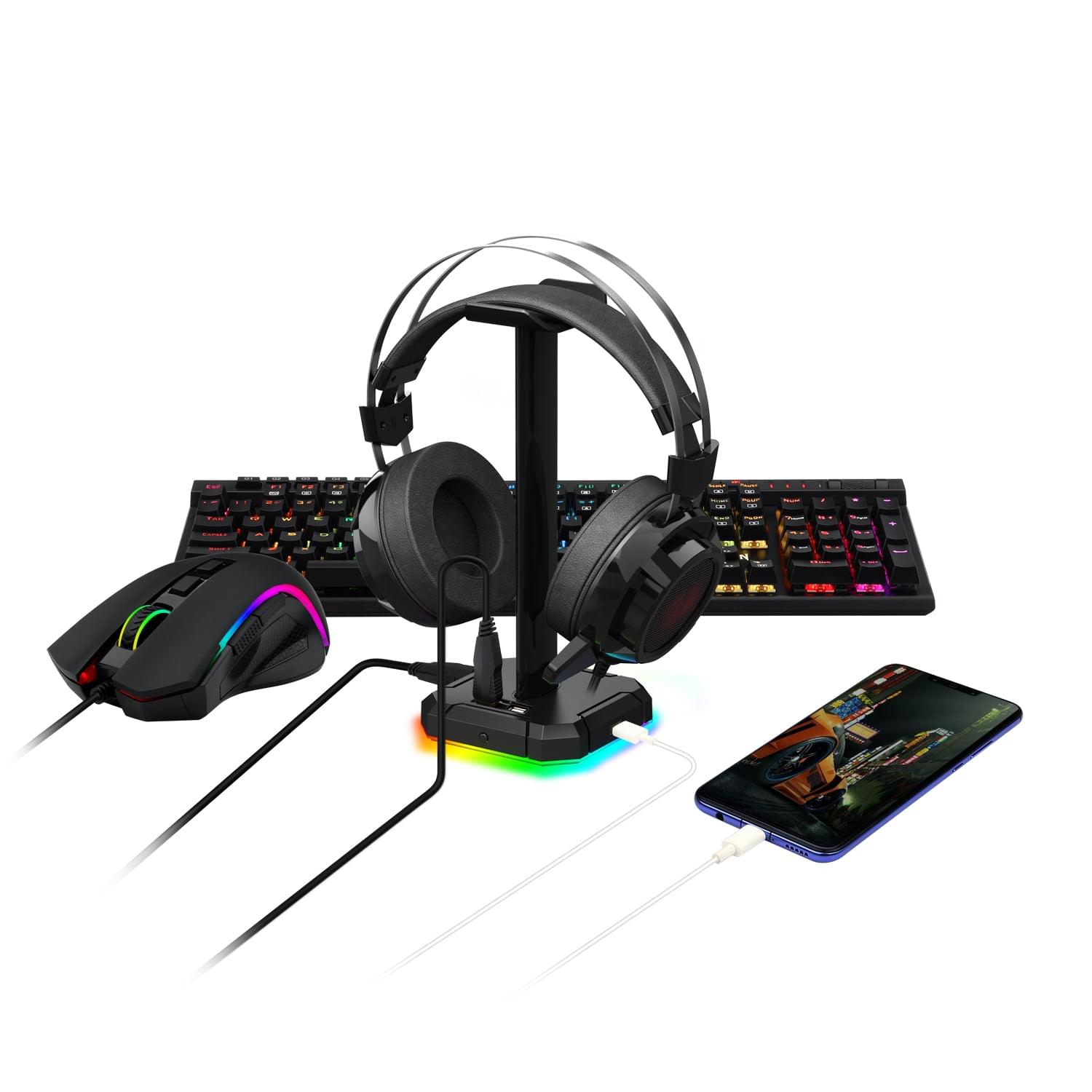 Redragon Scepter PRO HA300 Headphone Stand 6
