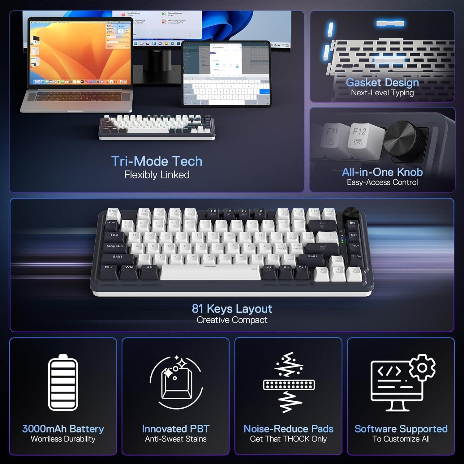 Redragon Ucal Pro K673 Black Keyboard 1 1