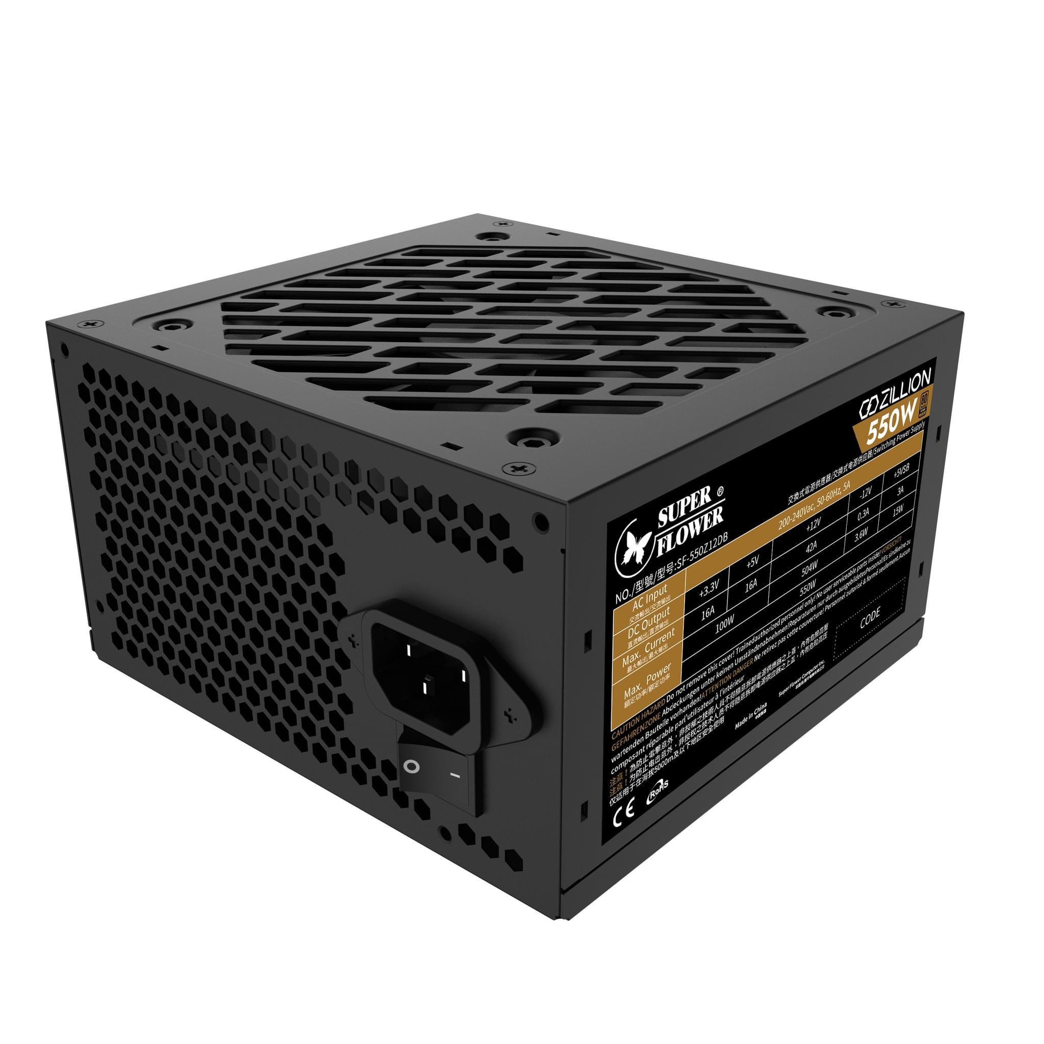Superflower 550W Zillion Bronze Power Supply 3