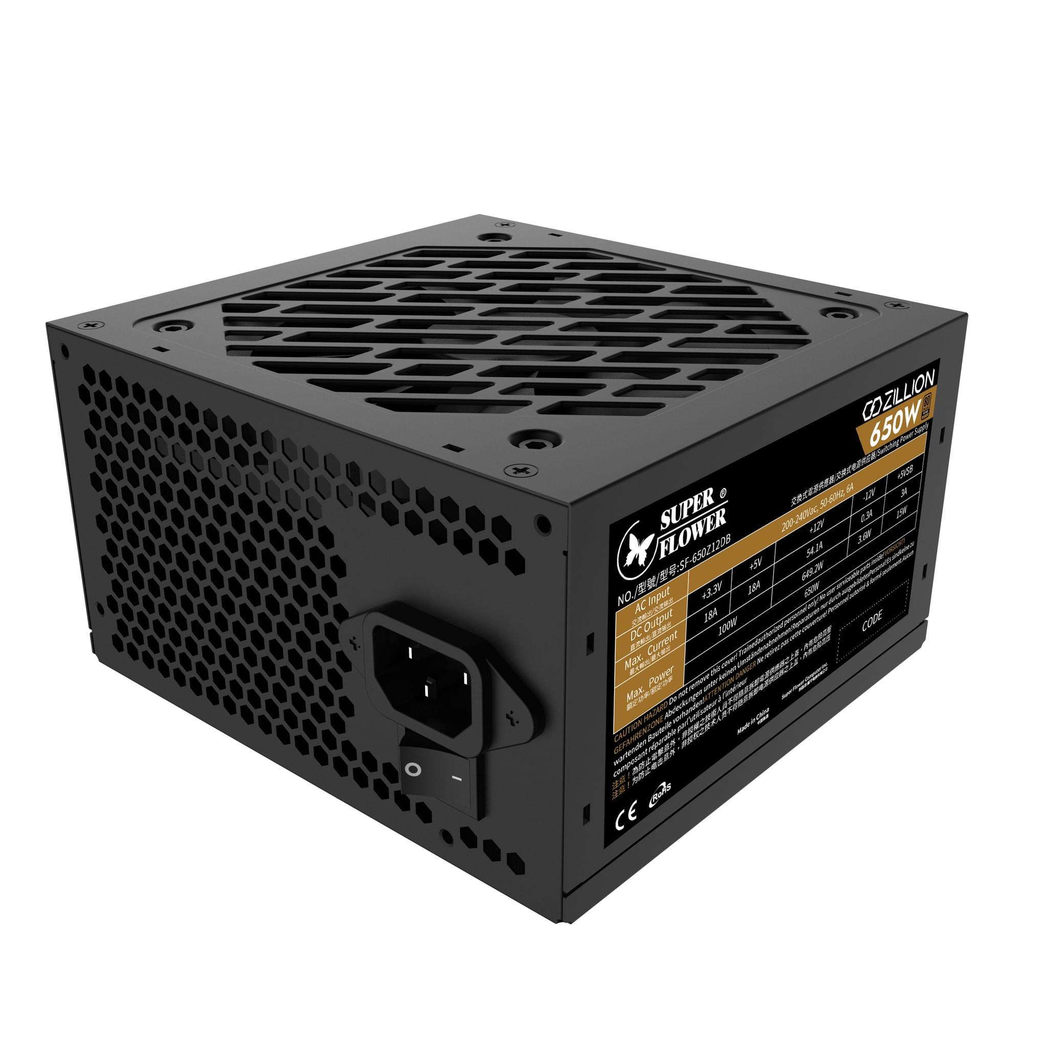 Superflower 650W Zillion Bronze Power Supply 4