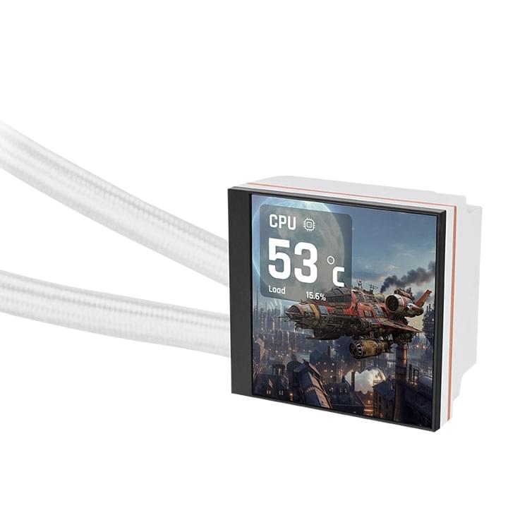 Thermaltake Magfloe 360 Ultra ARGB Snow Edition SMPS 1