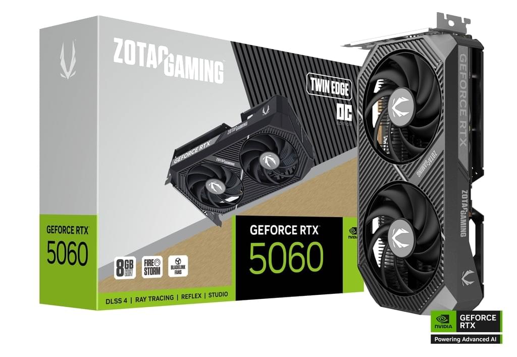 ZOTAC Gaming GeForce RTX 5060 Twin Edge OC Graphics Card 2