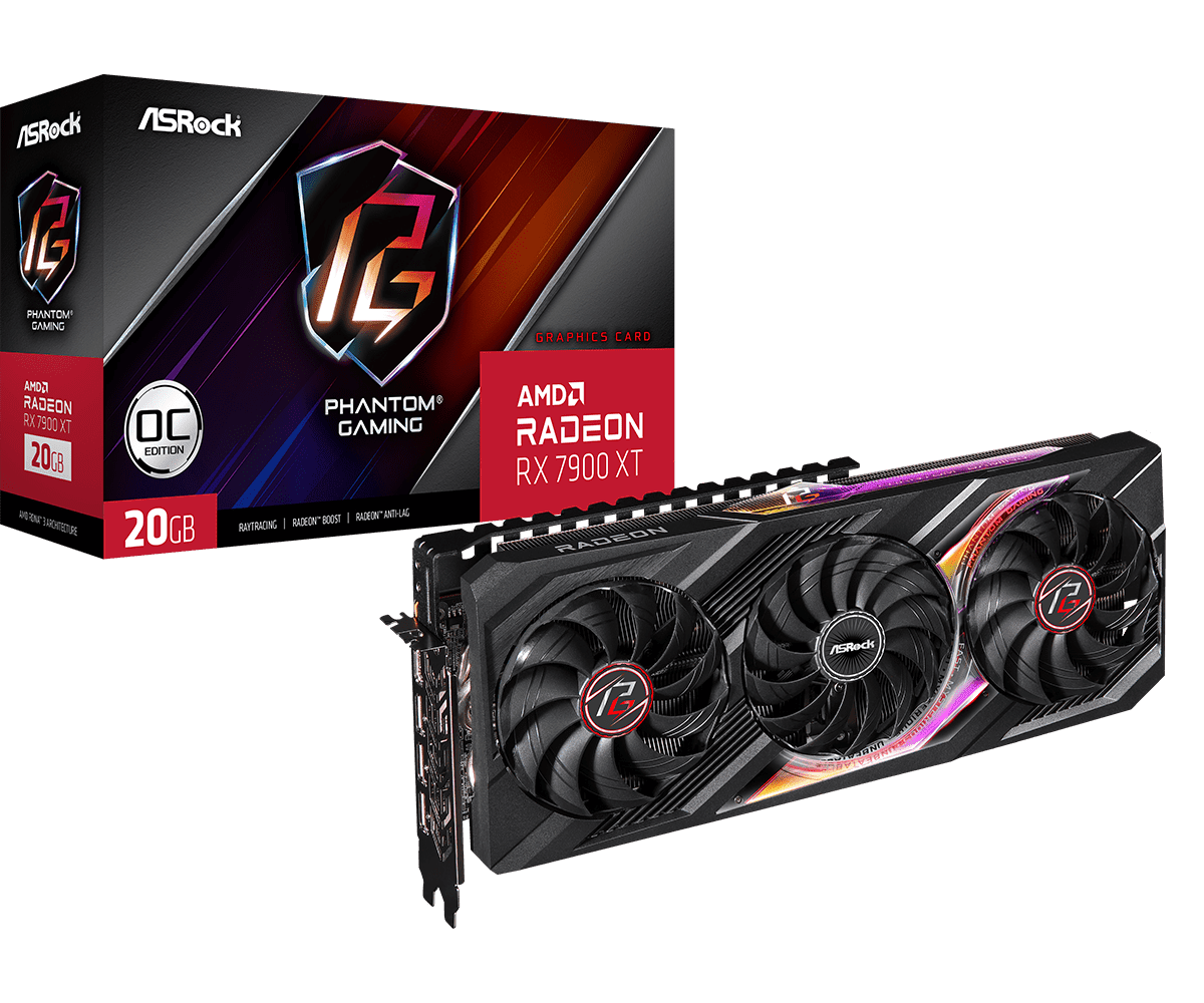 ASRock Phantom Gaming Radeon RX 7900 XT ASRock Phantom Gaming Radeon RX 7900 XT