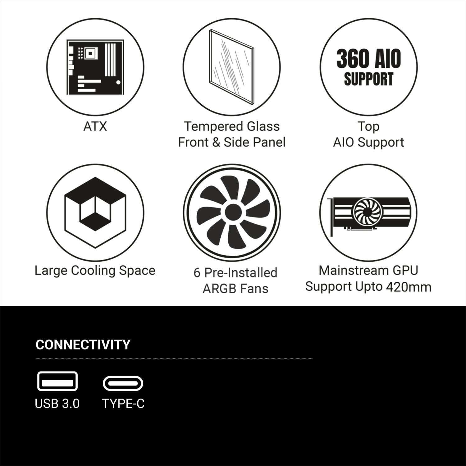 Ant Esports Crystal X6 Cabinet 12