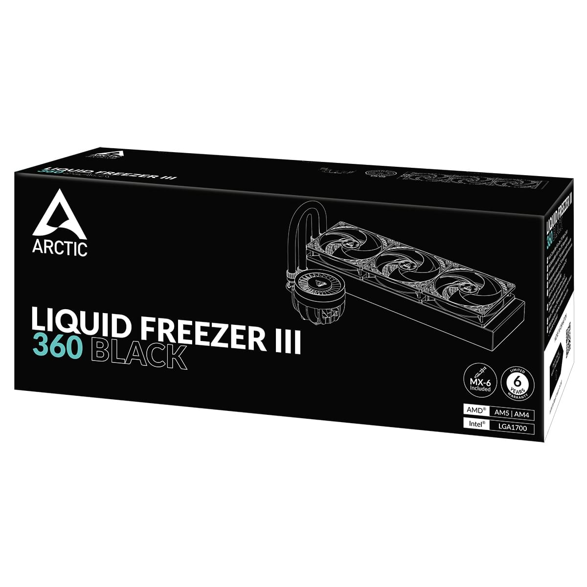 Arctic Liquid Freezer III 360 Non RGB CPU Cooler 6 1