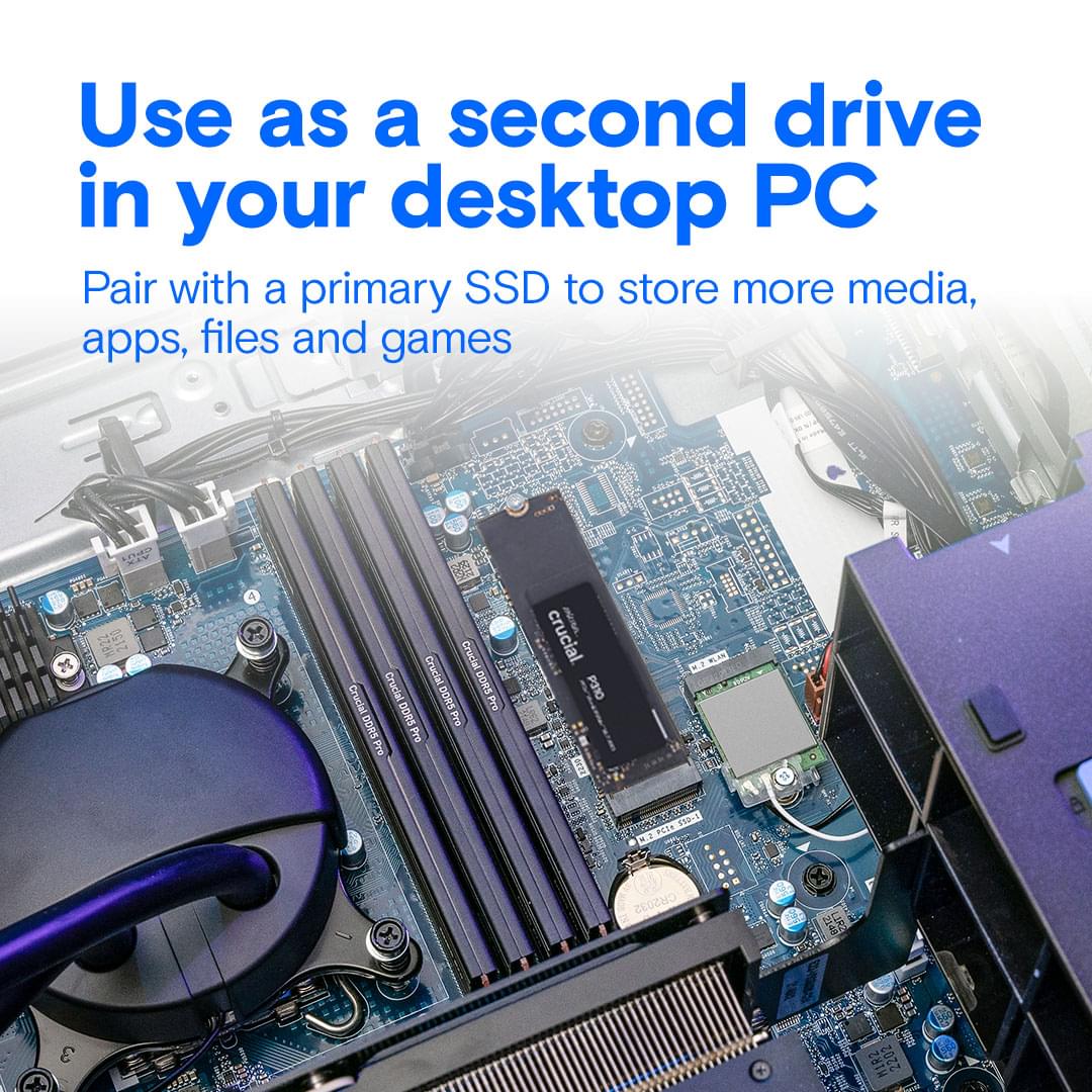 Crucial P310 1TB PCIe Gen4 NVMe 2280 SSD 4