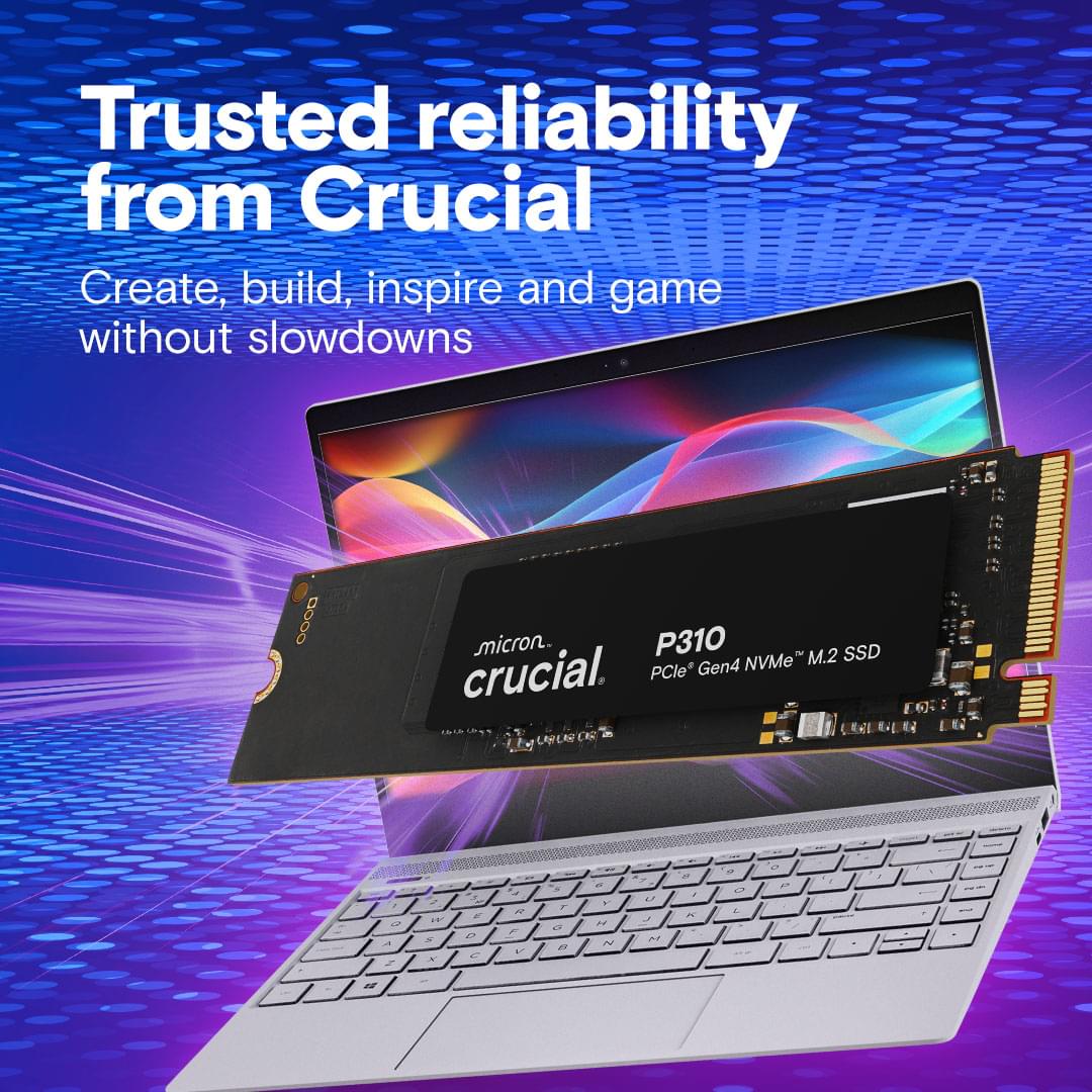 Crucial P310 1TB PCIe Gen4 NVMe 2280 SSD 5