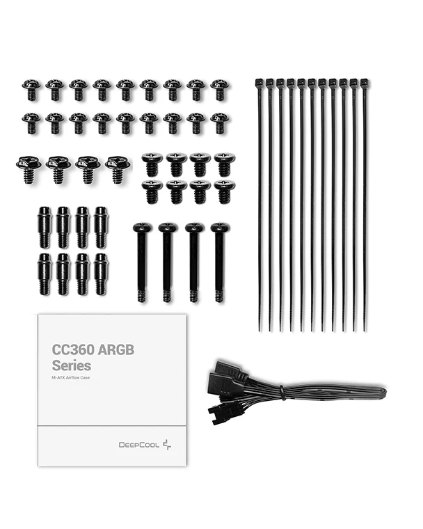 Deepcool CC360 ARGB Micro ATX Chassis 5