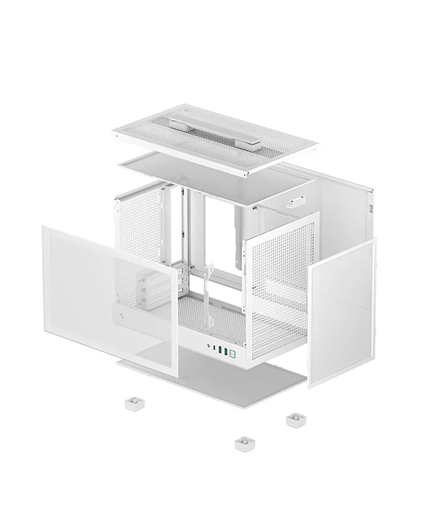 Deepcool CH160 White Mid Tower Cabinet 4